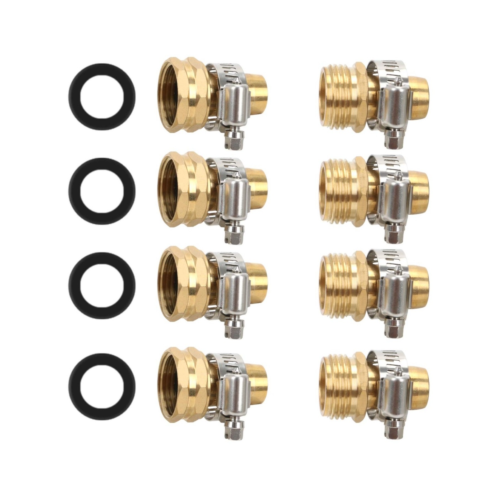 STYDDI Garden Hose Repair Kit, Solid Brass Water Hose Mender Fe… Fast USA SHIP