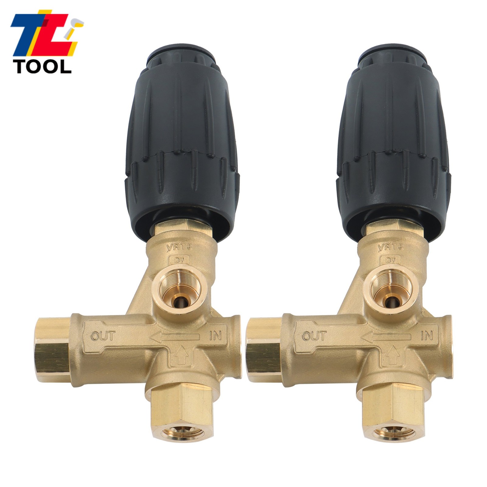 2 × AR VRT3-310 Unloader Valve Pump 4350PSI 8GPM 3/8″ FNPT for Pressure Washers