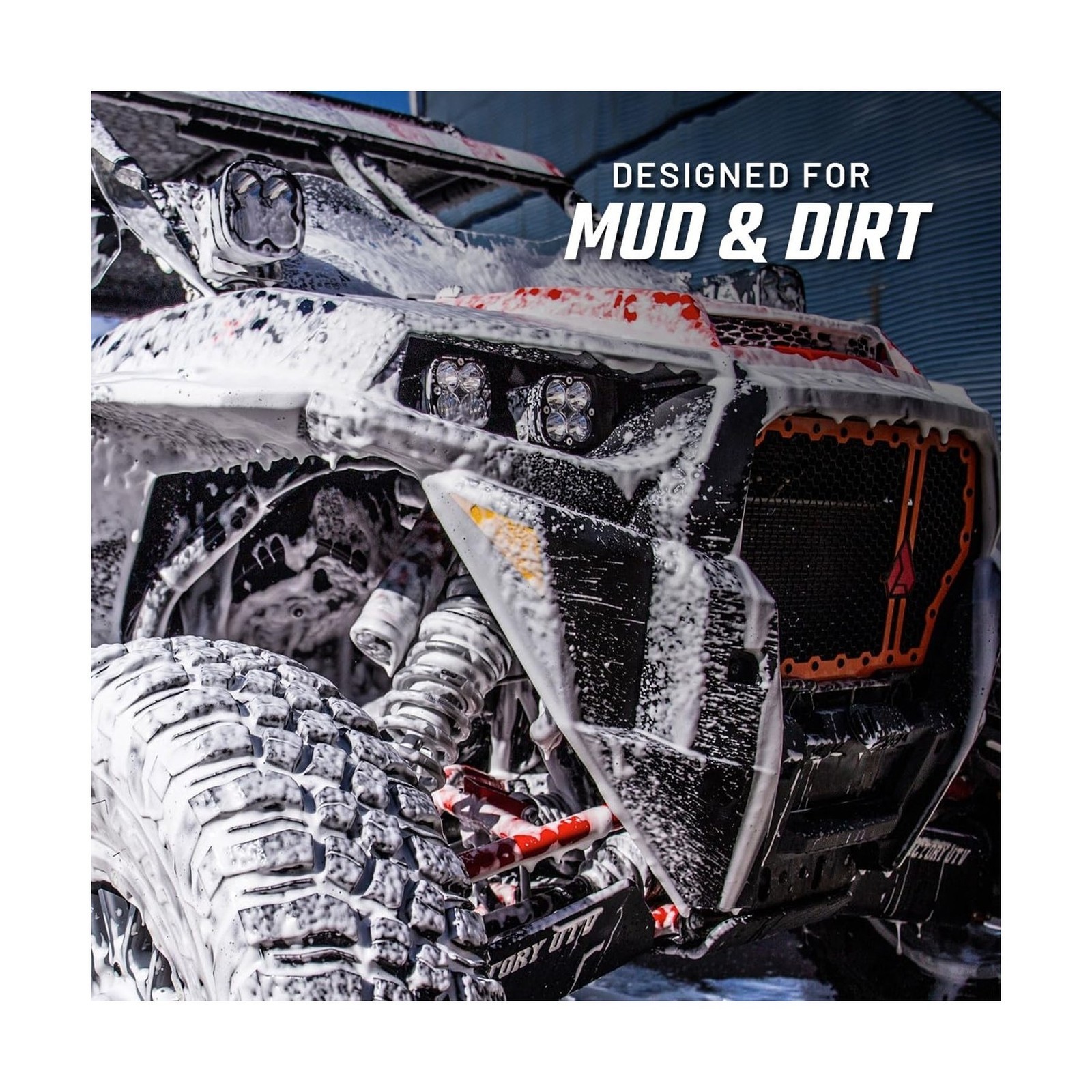 Off-Road Wash Bundle w/ Foam Cannon – 64oz – Fit ATV/UTV/Jeep/Truck