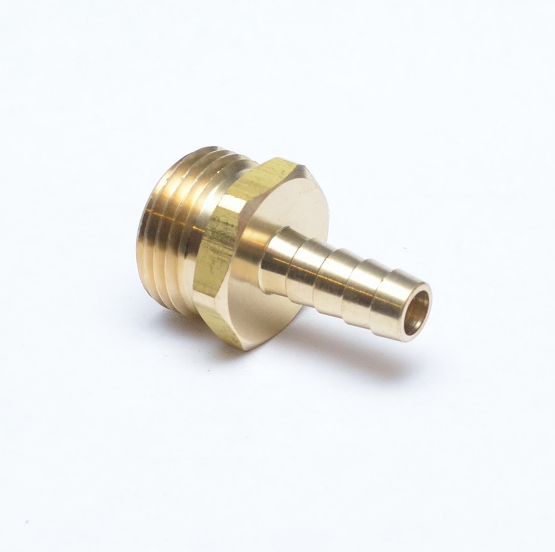 Brass 3/8″ Hose ID/Hose Barb to Male 3/4″ GHT Garden 3/8 Inch,