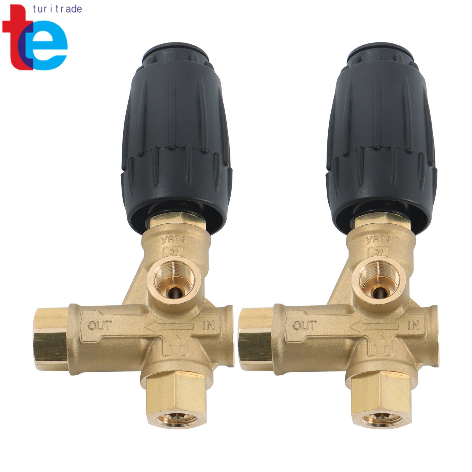 2 Pcs AR VRT3-310 Washer Pump 4350PSI 8GPM 3/8″ FNPT For Unloader Valve
