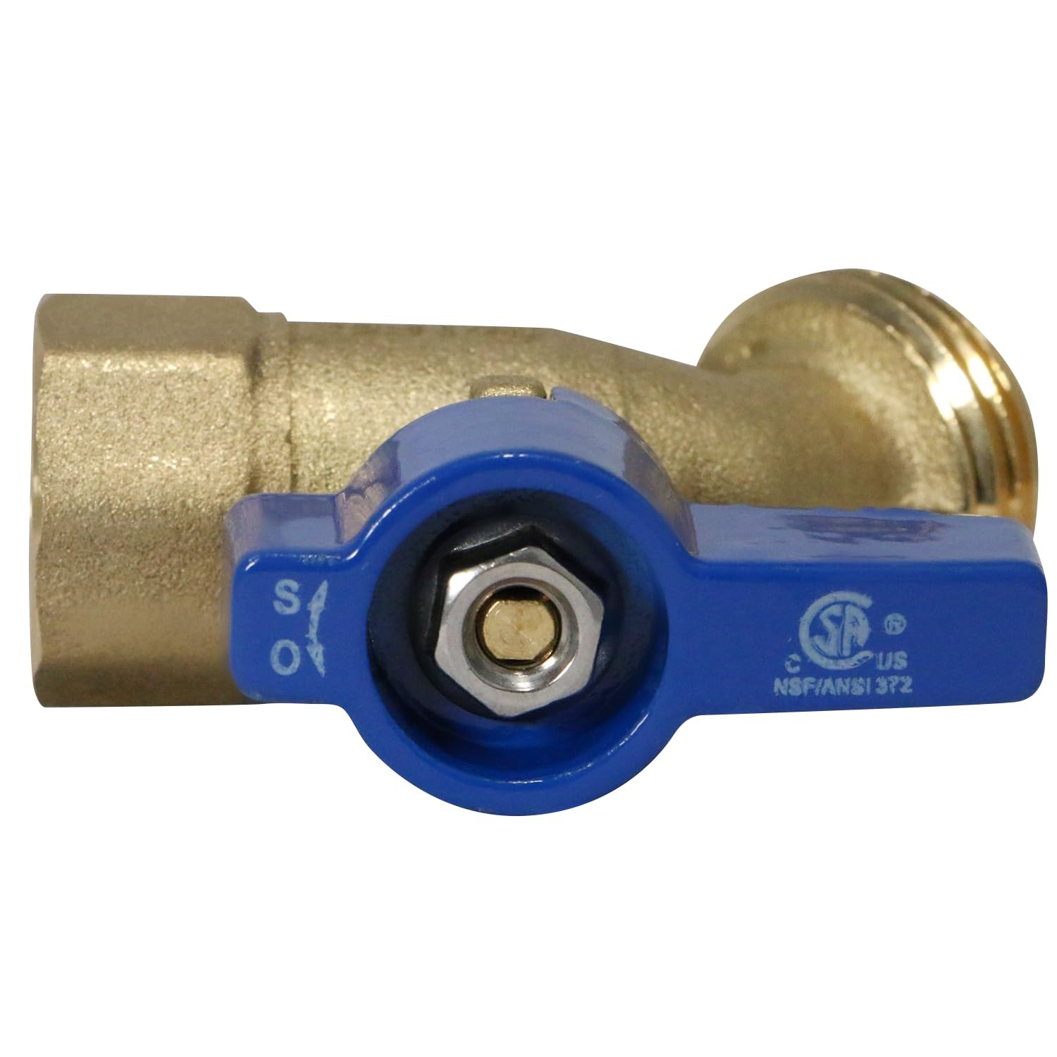 10 Pieces XFITTING 1/2″ Female Threaded X 3/4″ Garden Hose 0.5 Inch, Brass