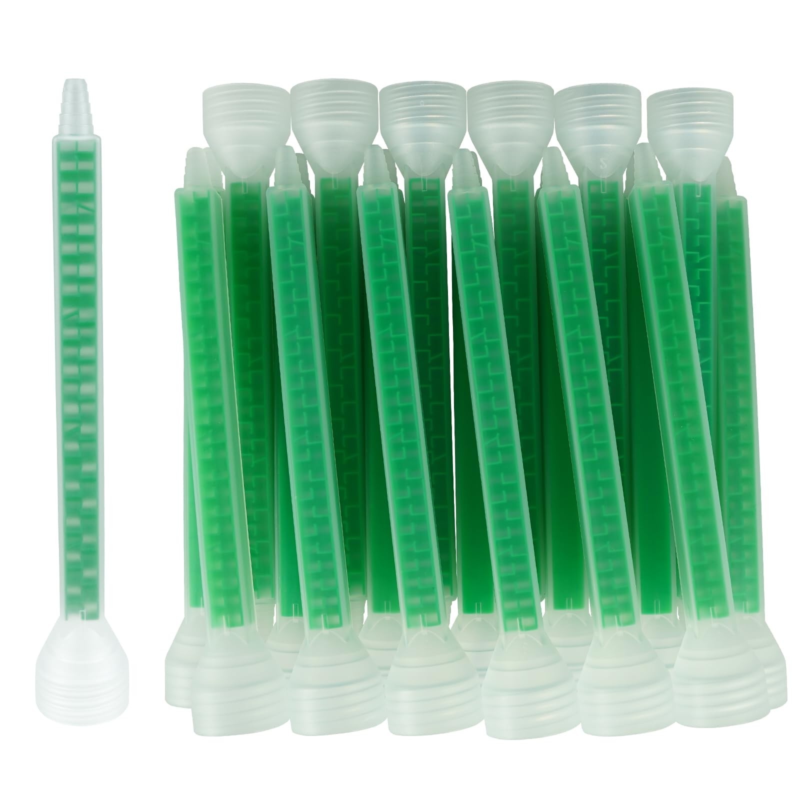 20 Pieces Mixing Nozzle Static Mix Adhesive Tips Square