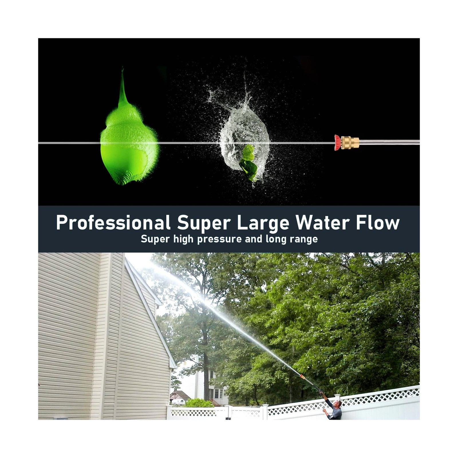 Professional 4200PSI 4GPM Gas Pressure Washer, Commercial Gas Power Washer wi…
