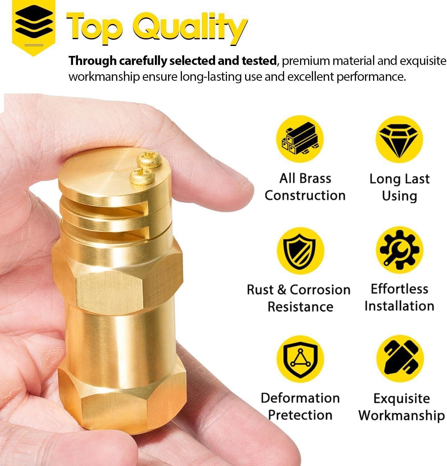 Boomless Spray Nozzle 1/2″ FPT #10 Orifices (90° and 180° Caps) 4.2 GPM #6541-1