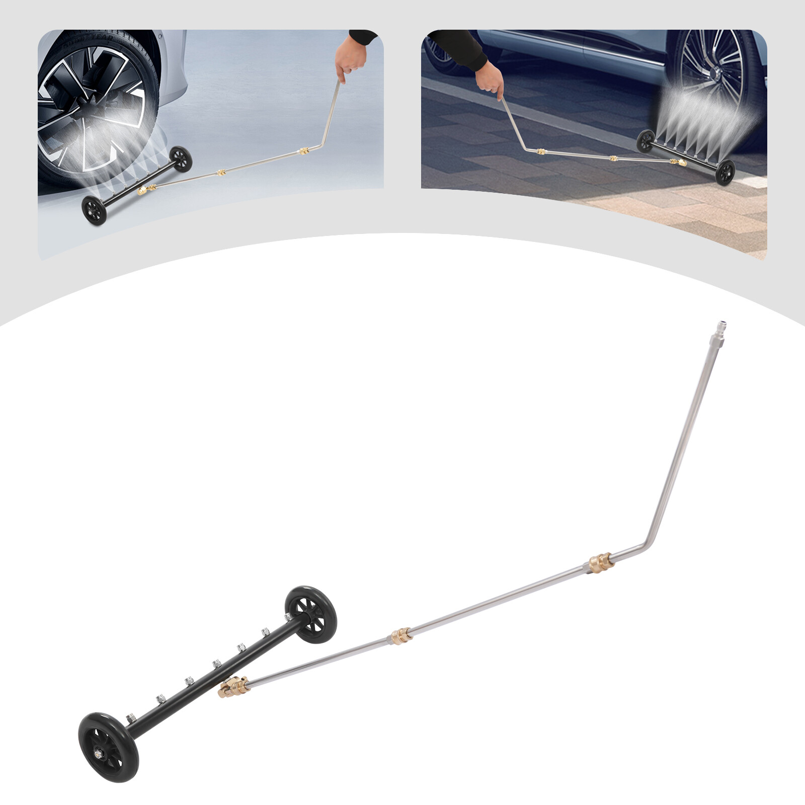 2-In-1 1500-4000PSI Pressure Washer Pressure Washer Water Broom Attachment