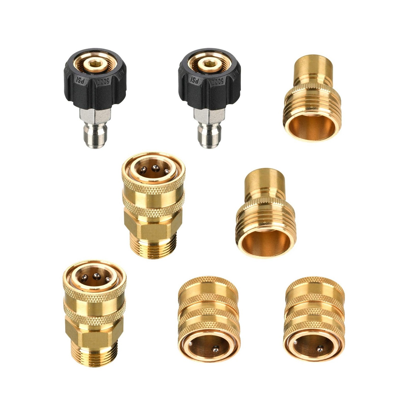 Tool Daily Pressure Washer Adapter Set, M22 14mm to 3/8″ Quick … USA FAST SHIP