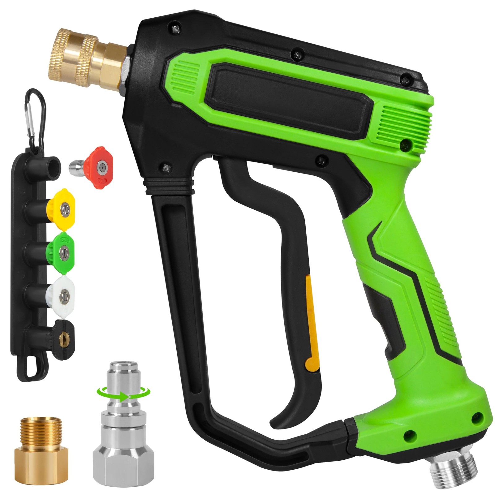 Pressure Washer Short Gun, 5000 PSI / 10.5 GPM High Pressure Washer Gun with …