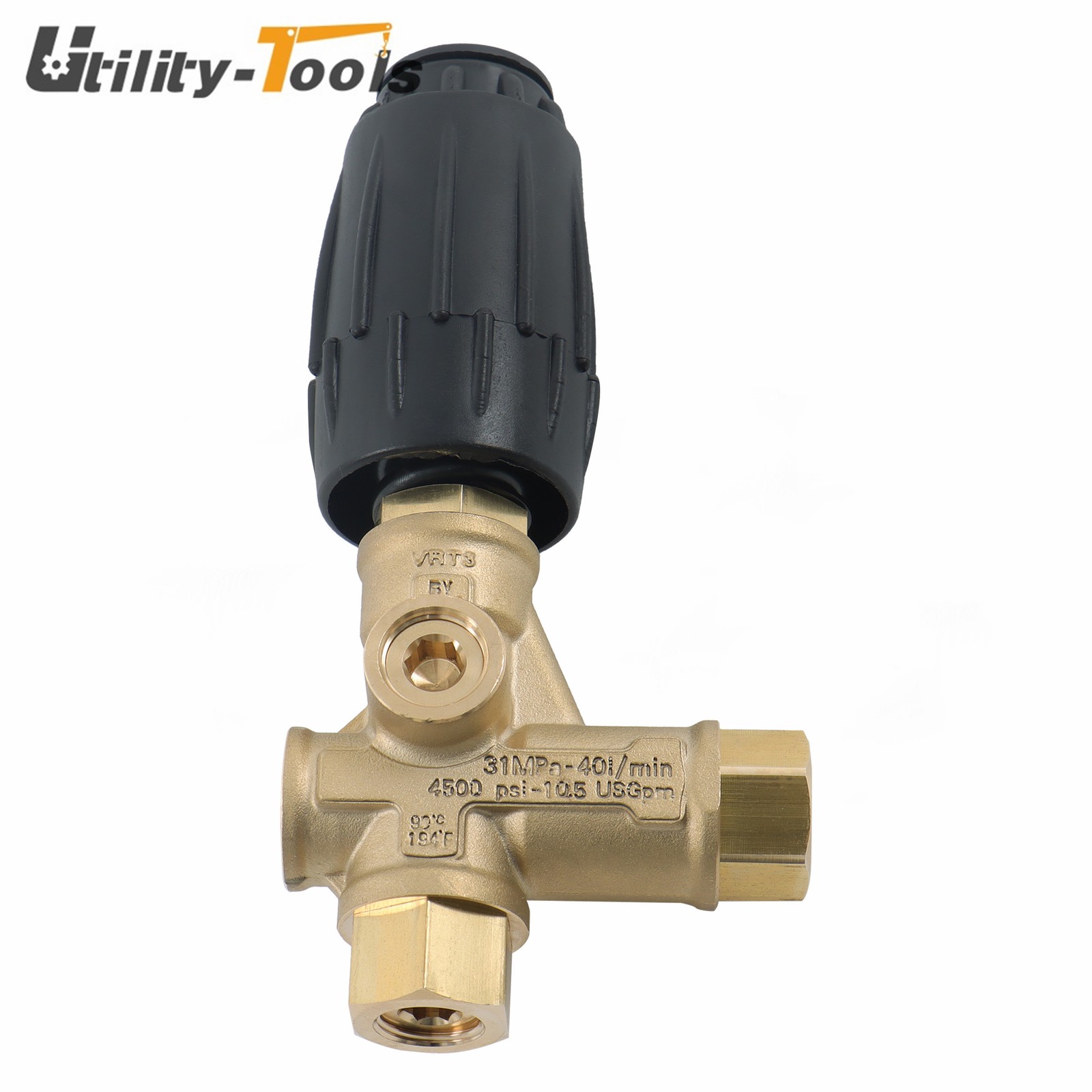 Brass Unloader Valve AR 4350PSI 8GPM 3/8″ FNPT Pressure Washer Pump VRT3-310