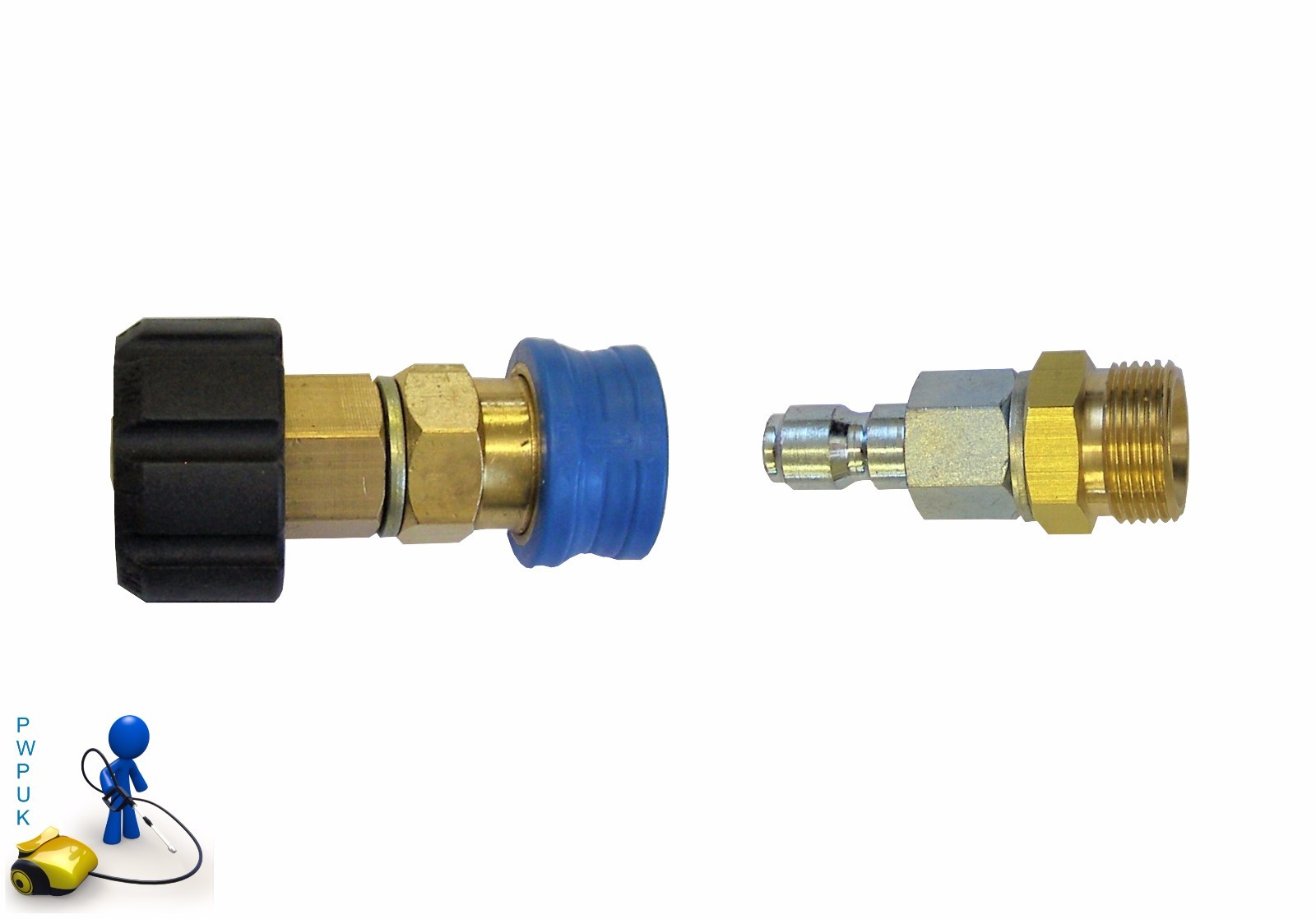 Pressure Washer Compact Quick Release Fits M22 Karcher & Nilfisk