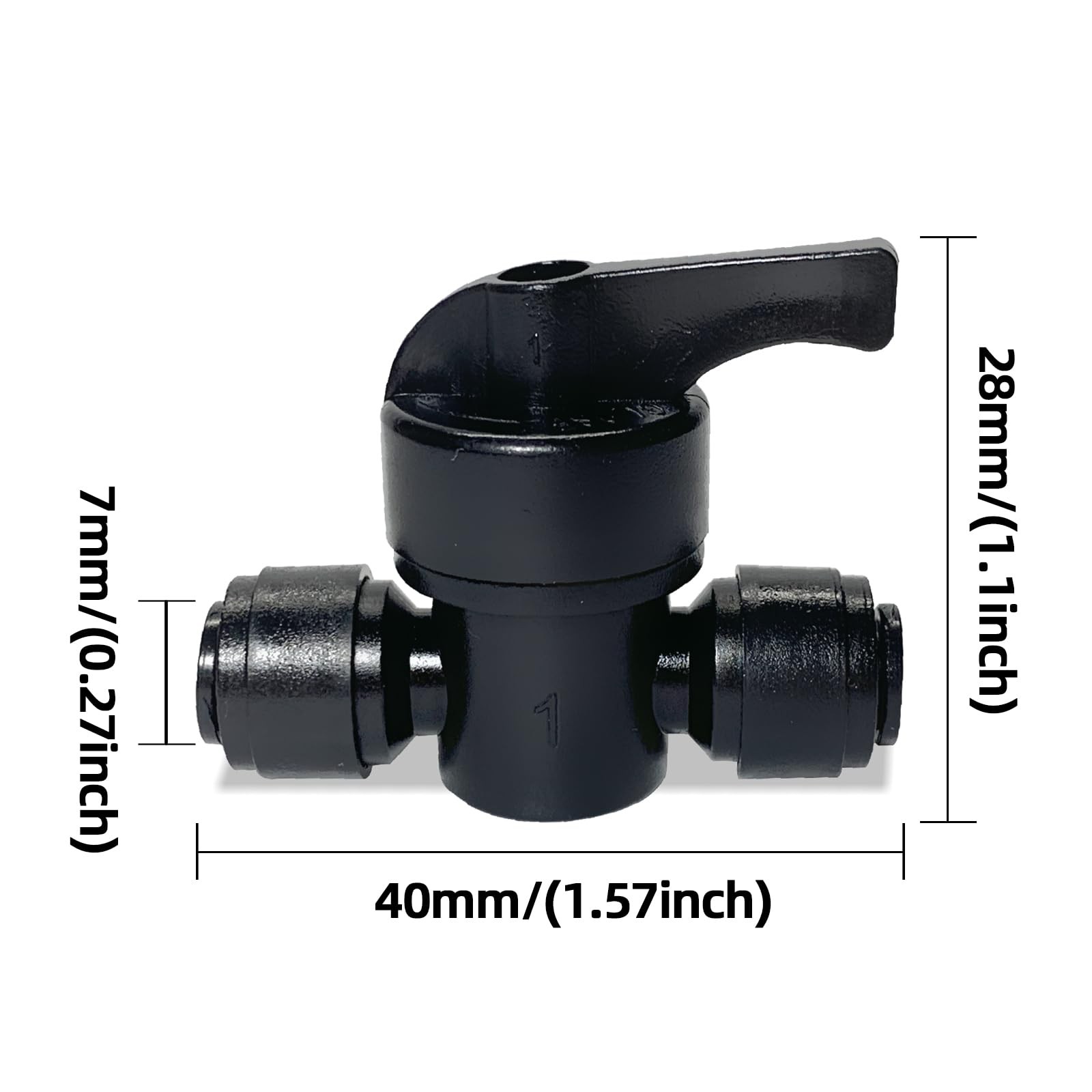 10 Pack Quick Connect 1/4″ Drip 10PCS Irrigation Shut Off Valve