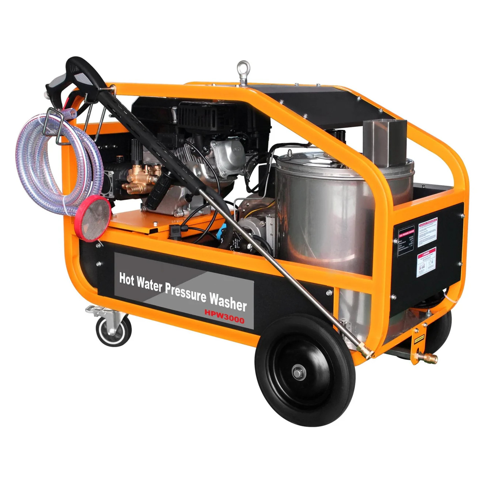 AGT Hot Water High Pressure Washer Machine 3000 PSI 6.5HP Washer Diesel Burner