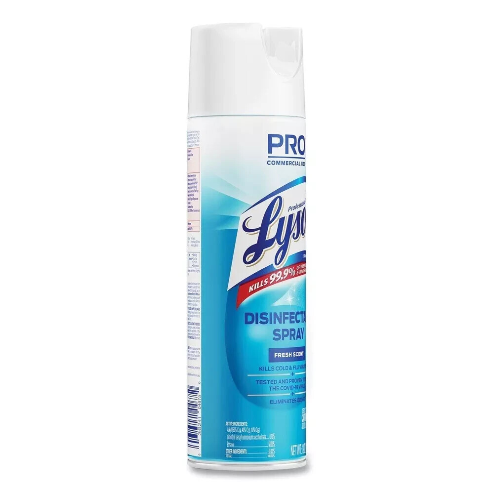 Professional LYSOL Brand 04675CT 19 oz. Aerosol Spray – Fresh Scent (12/CT) New