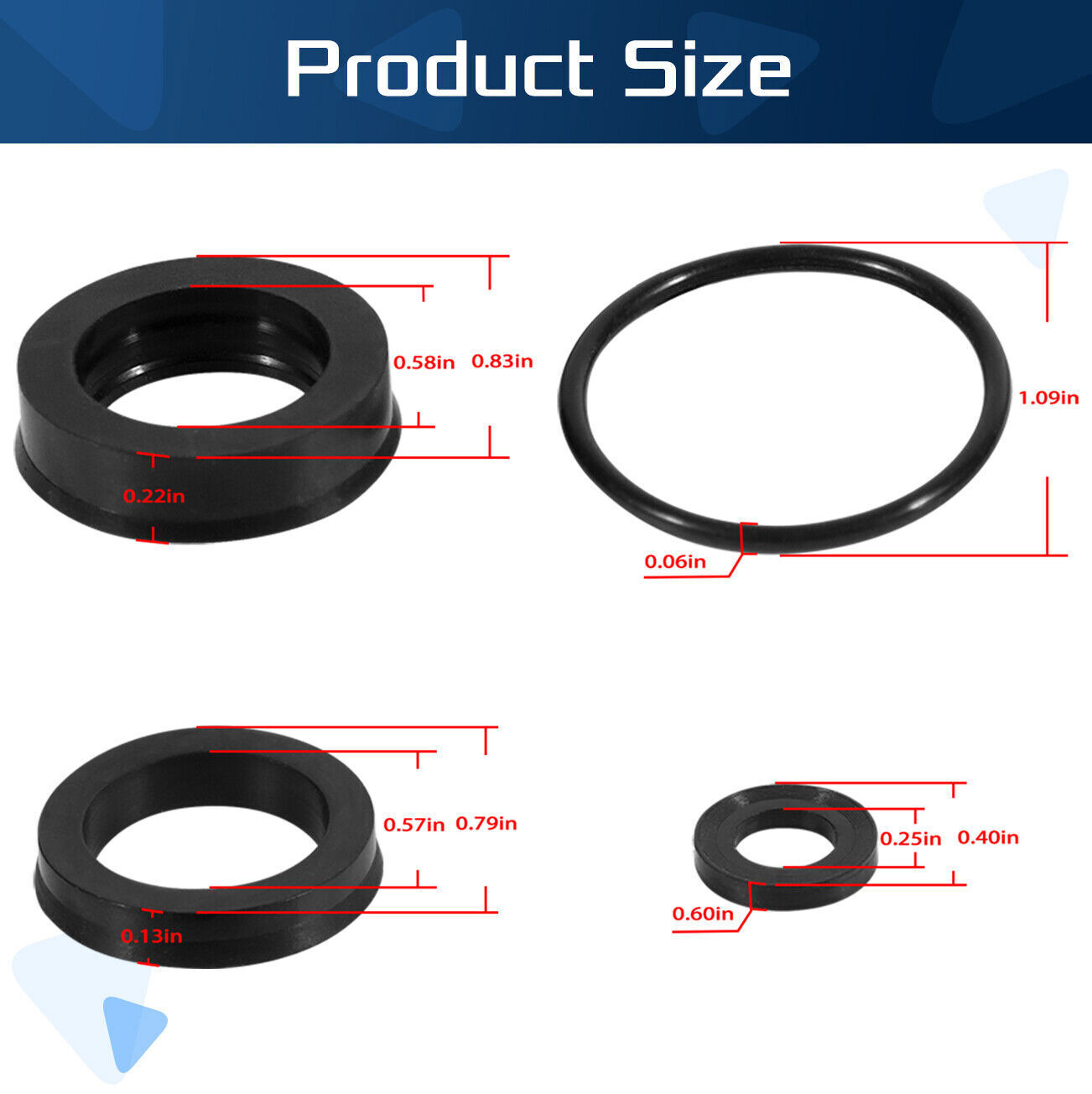 76975 Seal Kit Cat Pump Seal Kit for 4DNX Pumps Model 4DNX25GSI 4DNX27GSI