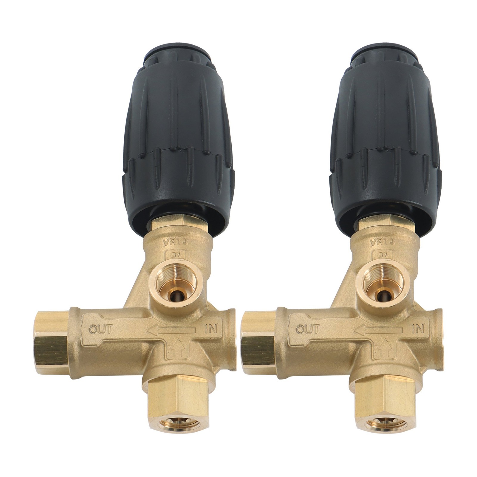 2 Pack AR VRT3-310 Unloader Valve Washer Pump 4350PSI 8GPM 3/8″ FNPT Heavy Duty