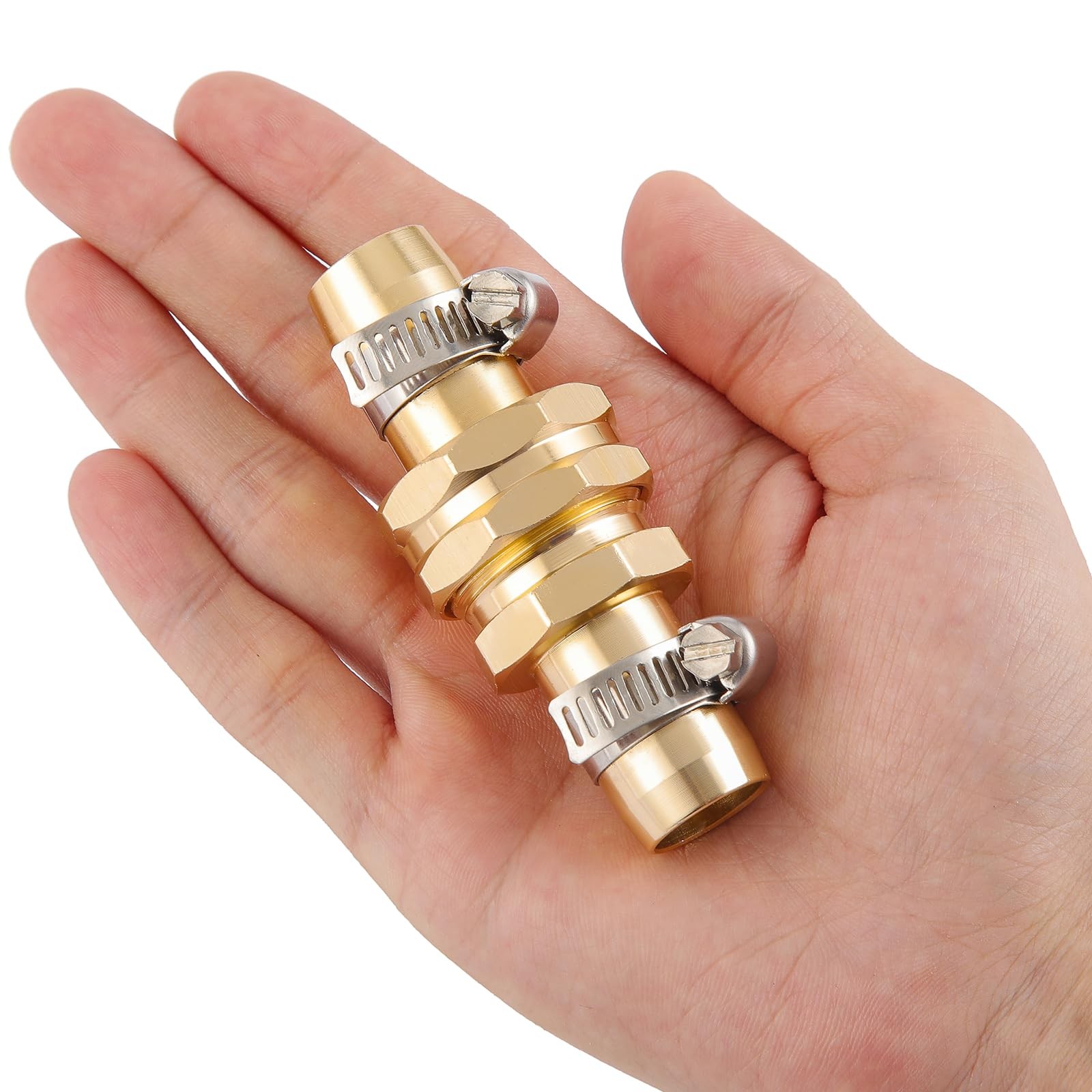 4 Set Garden Hose Repair Connector Fit for 3/4″ or 5/8″ hose(Female & Male)