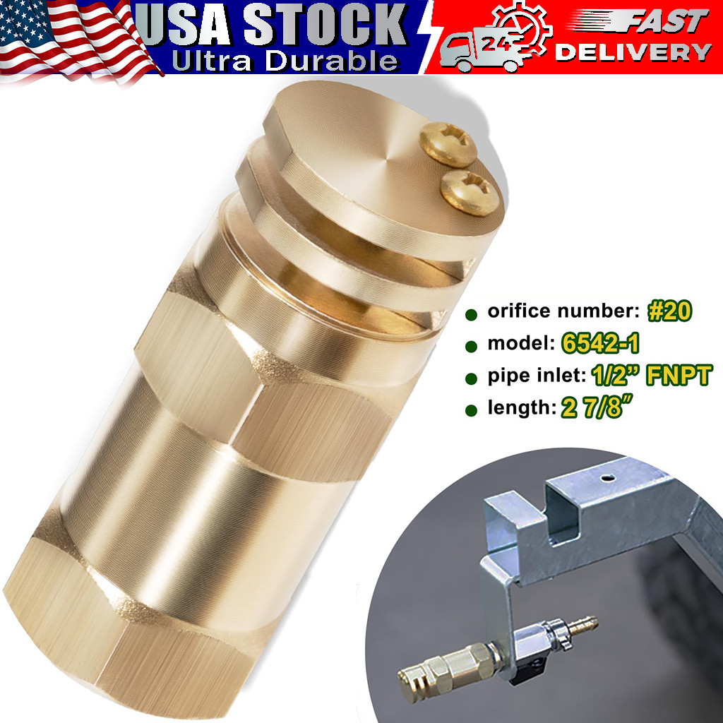Boomless Spray Nozzle 1/2″ FPT #20 Orifices (90° & 180° Caps) 5.9 GPM 6542-1FBA