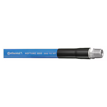 Continental 20023677 Pressure Washer Hose, 1/4″ Id X 25 Ft.