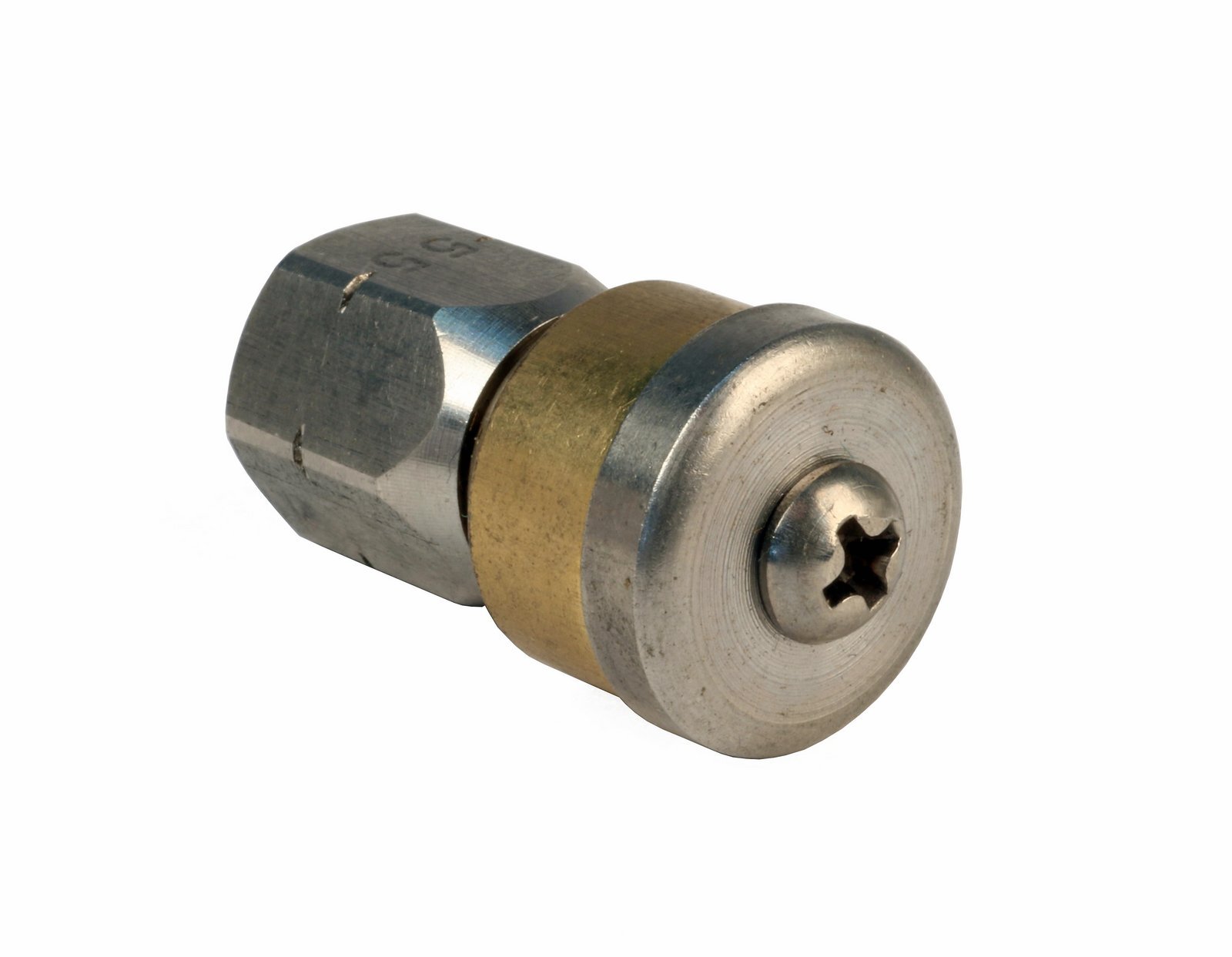 Erie Tools Rotating 1/8″ Sewer Jetter Drain Cleaning Nozzle 5.5 Orifice