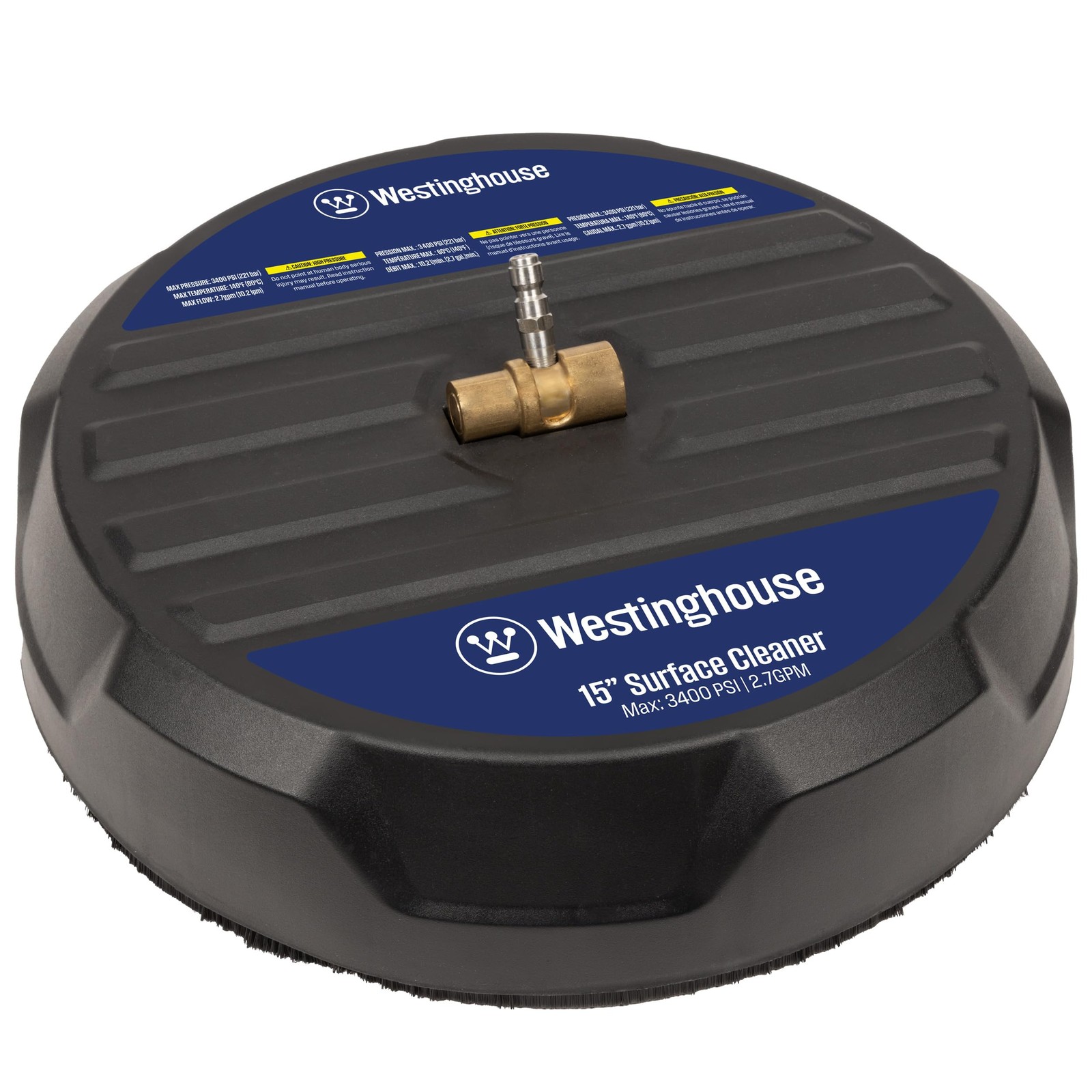 Westinghouse Universal 15” Pressure Washer Surface Cleaner Attachment – Black