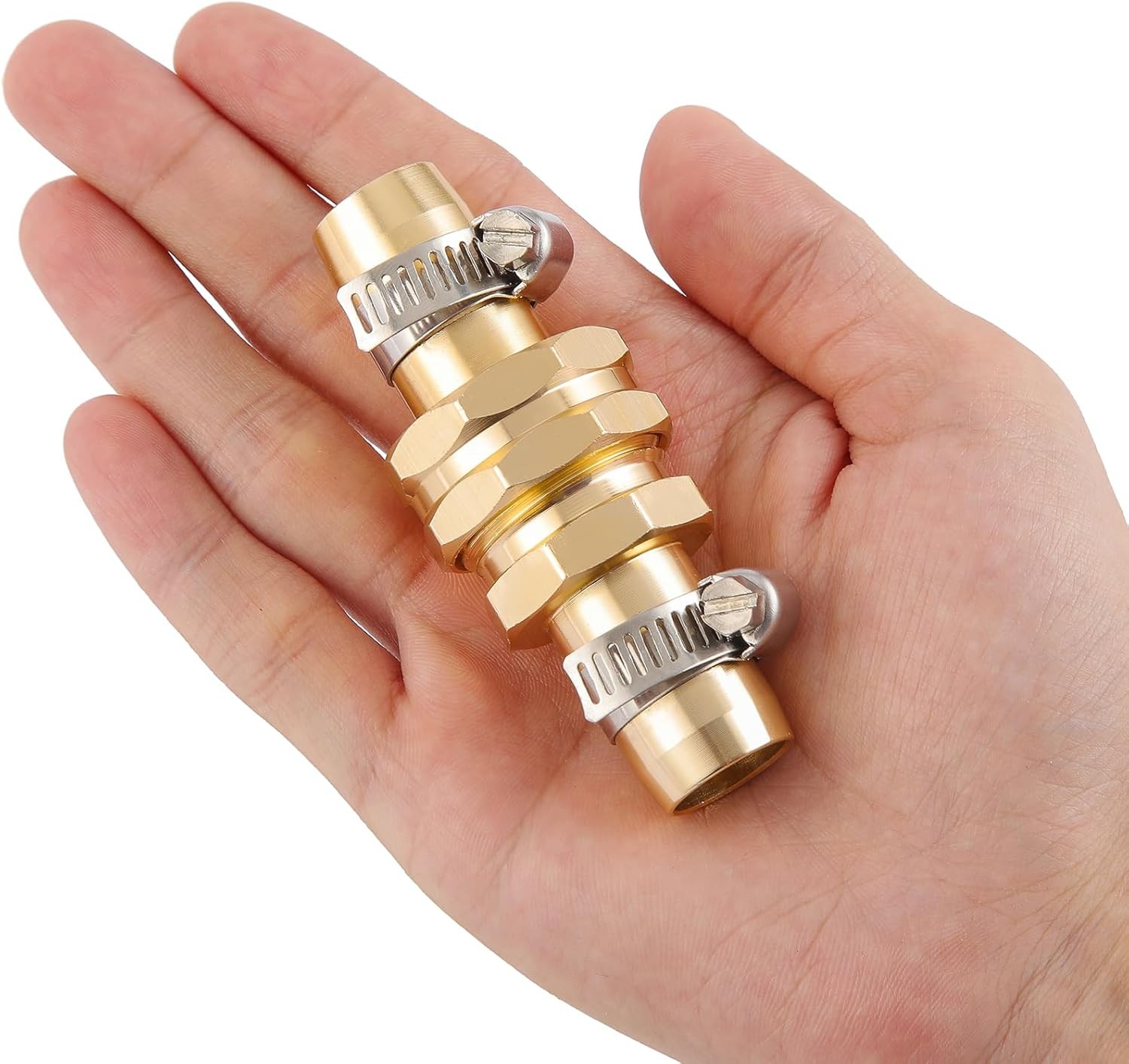 5 Set Garden Hose Repair Connector Kit with 5 Set, Fit for 3/4″ or 5/8″ hose