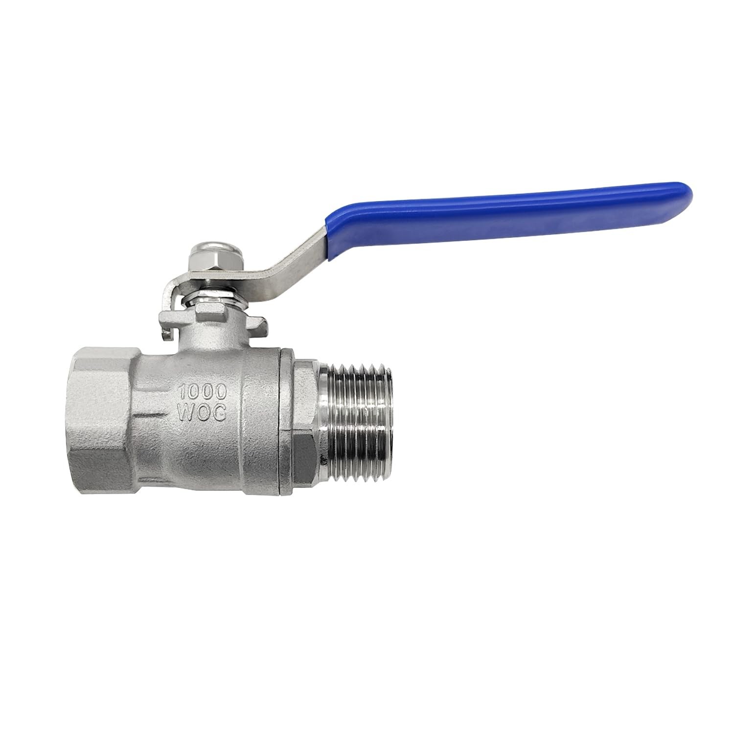 Fitvell 304 Stainless Steel Garden Hose Shut Off Valve Full Flow 3/4 inch