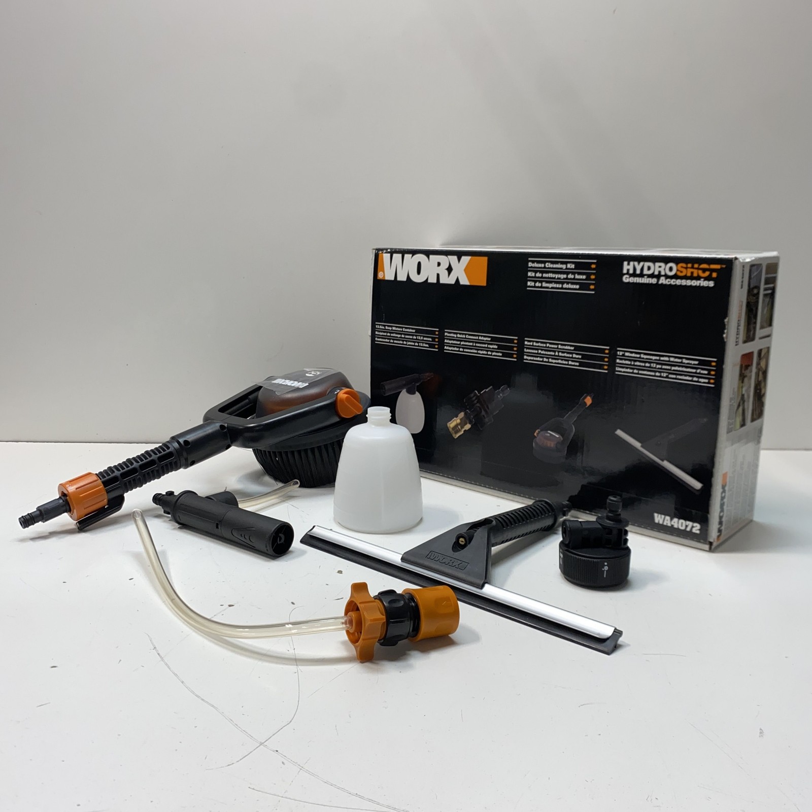 WORX WA4072 Hydroshot Deluxe Cleaning Kit 5-Piece Accessory Set