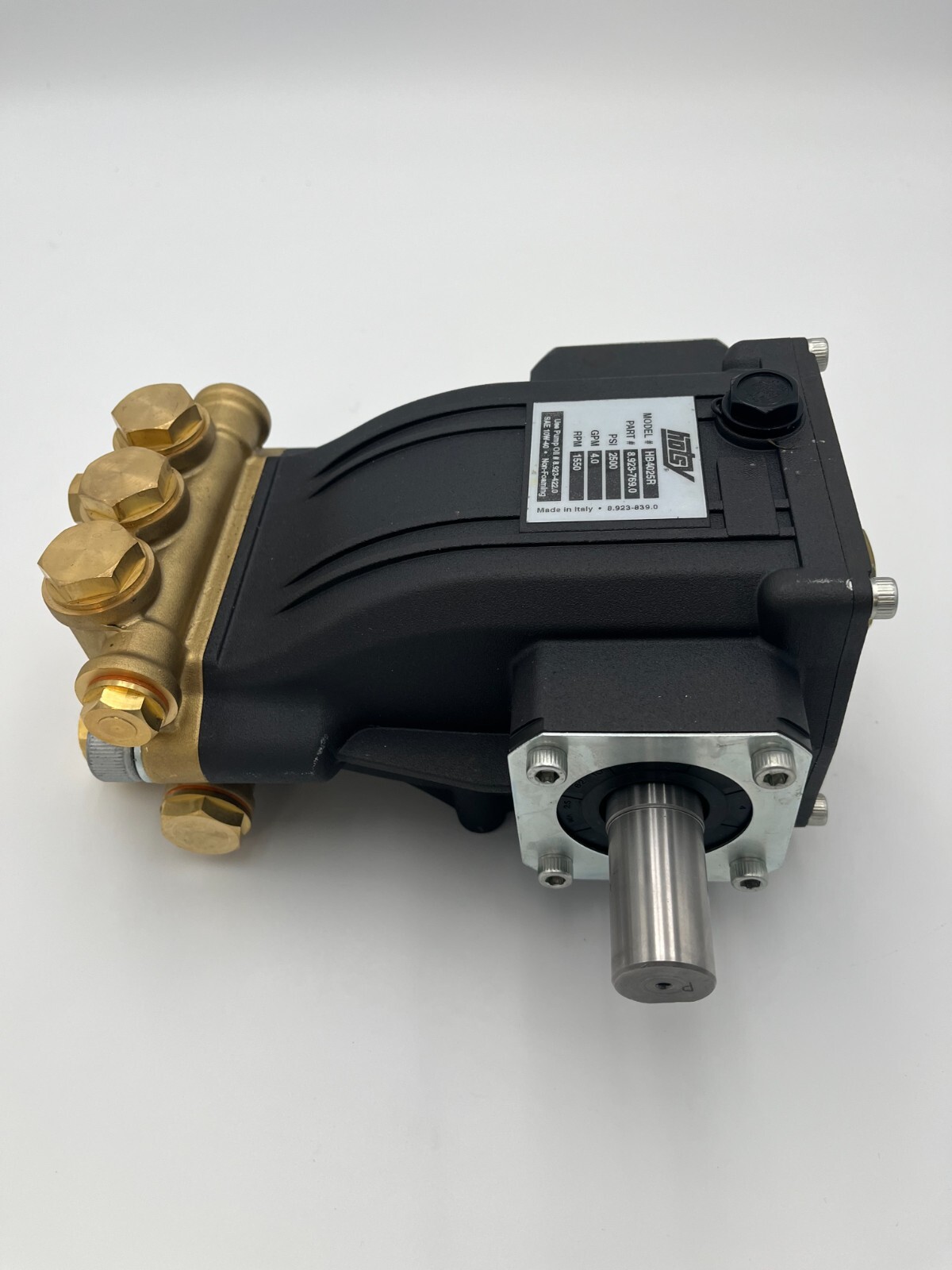 Pump HOTSY HBP4025R, 4.0@2500, 1550 RPM