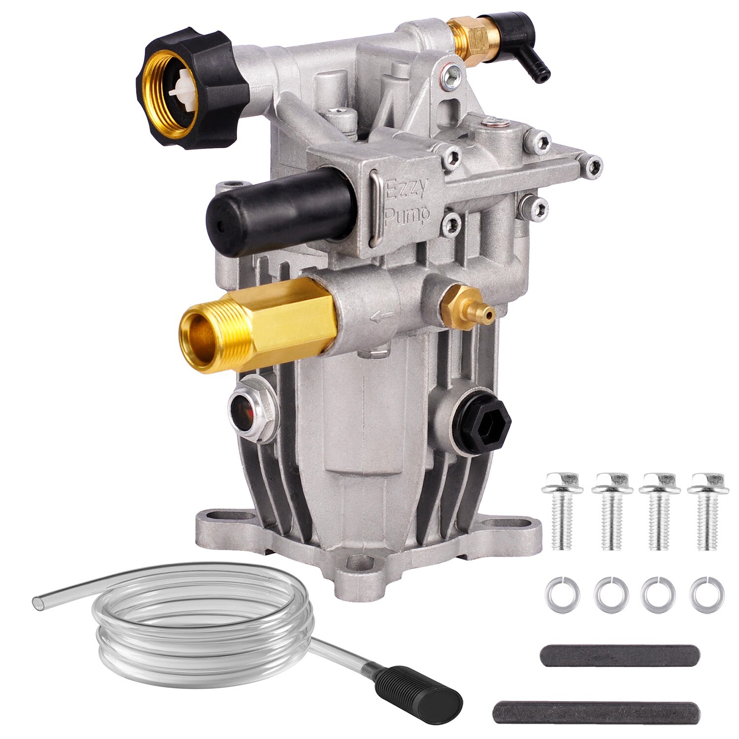 Pressure Washer Pump – Horizontal 3/4″ Shaft – MAX 3000 PSI, 2.5 GPM, Oil Sealed