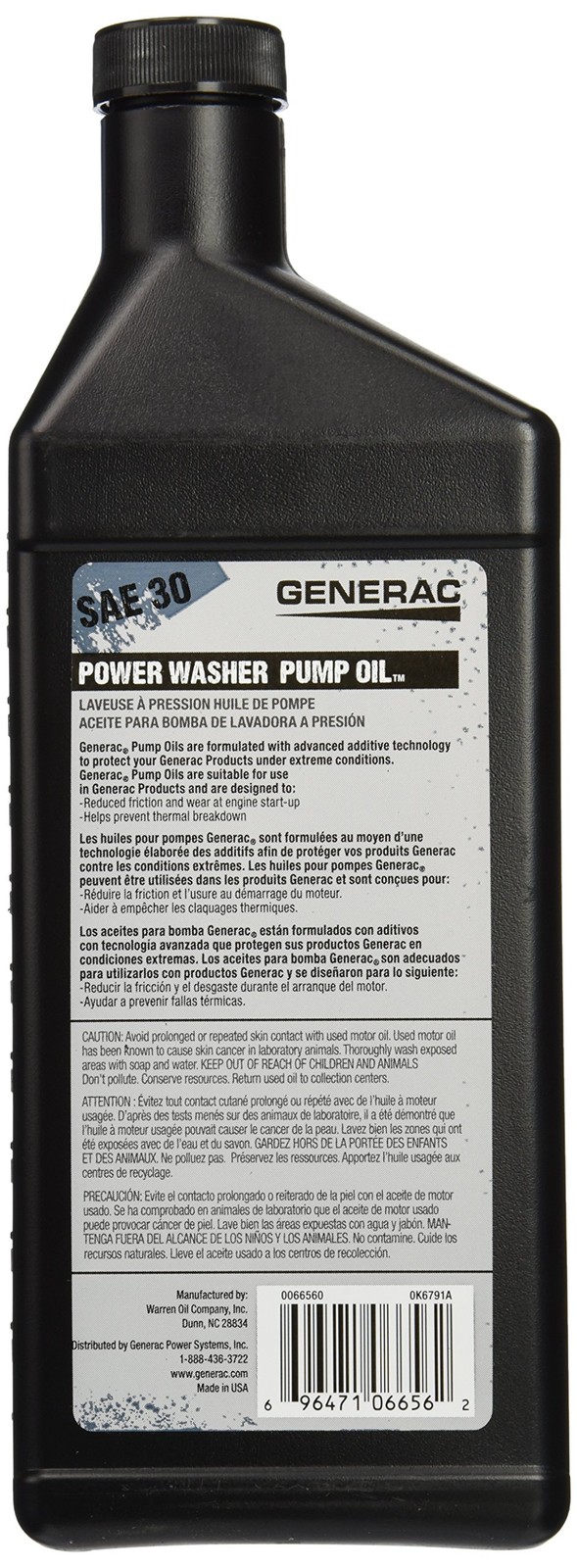 Generac 6656 Pressure Washer Pump Oil, 16-Ounce – Optimal Protection and…