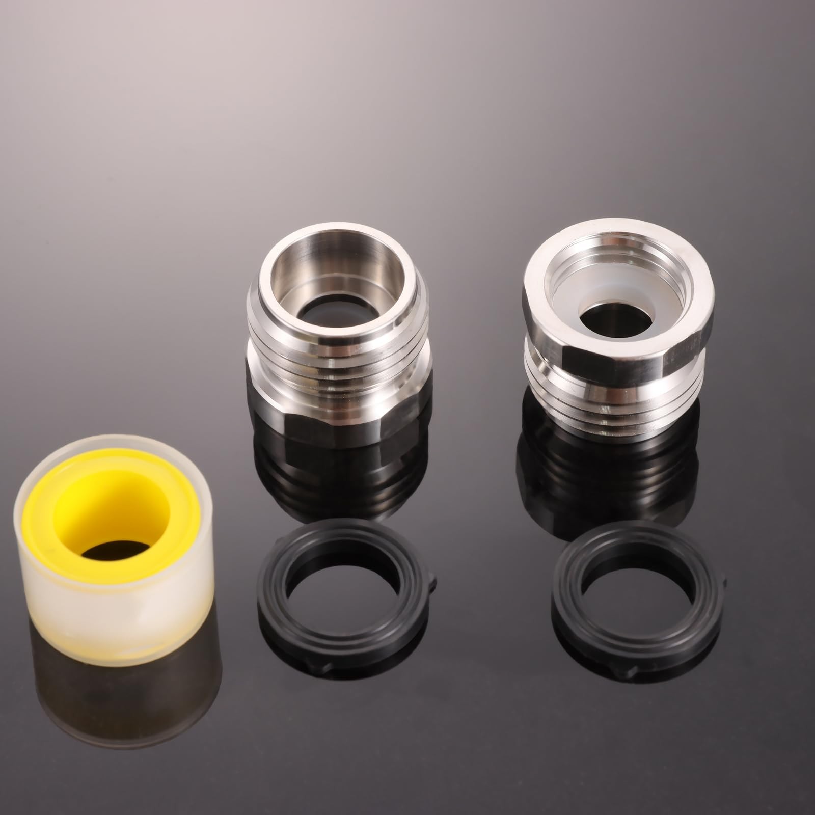 SNUTUYA 3/4 “GHT male x 1/2” NPT C-3/4 Male x Female, Silver