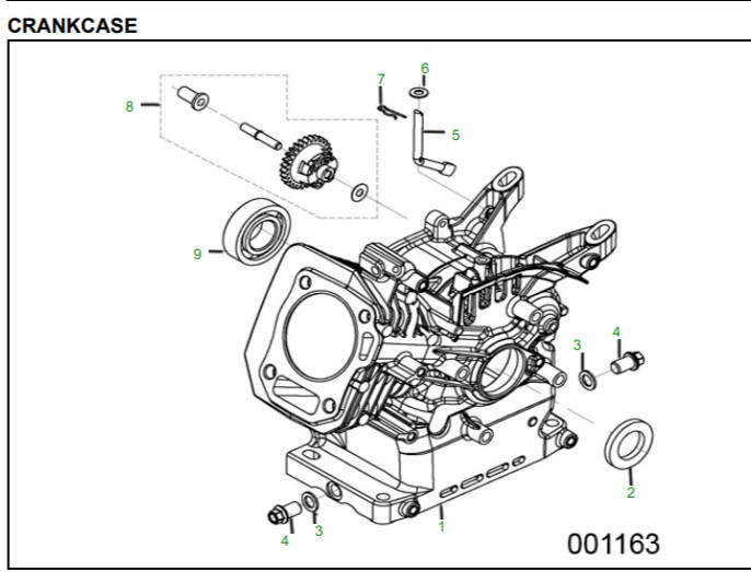 Generac Short Block for 199cc Gasoline Engine G33