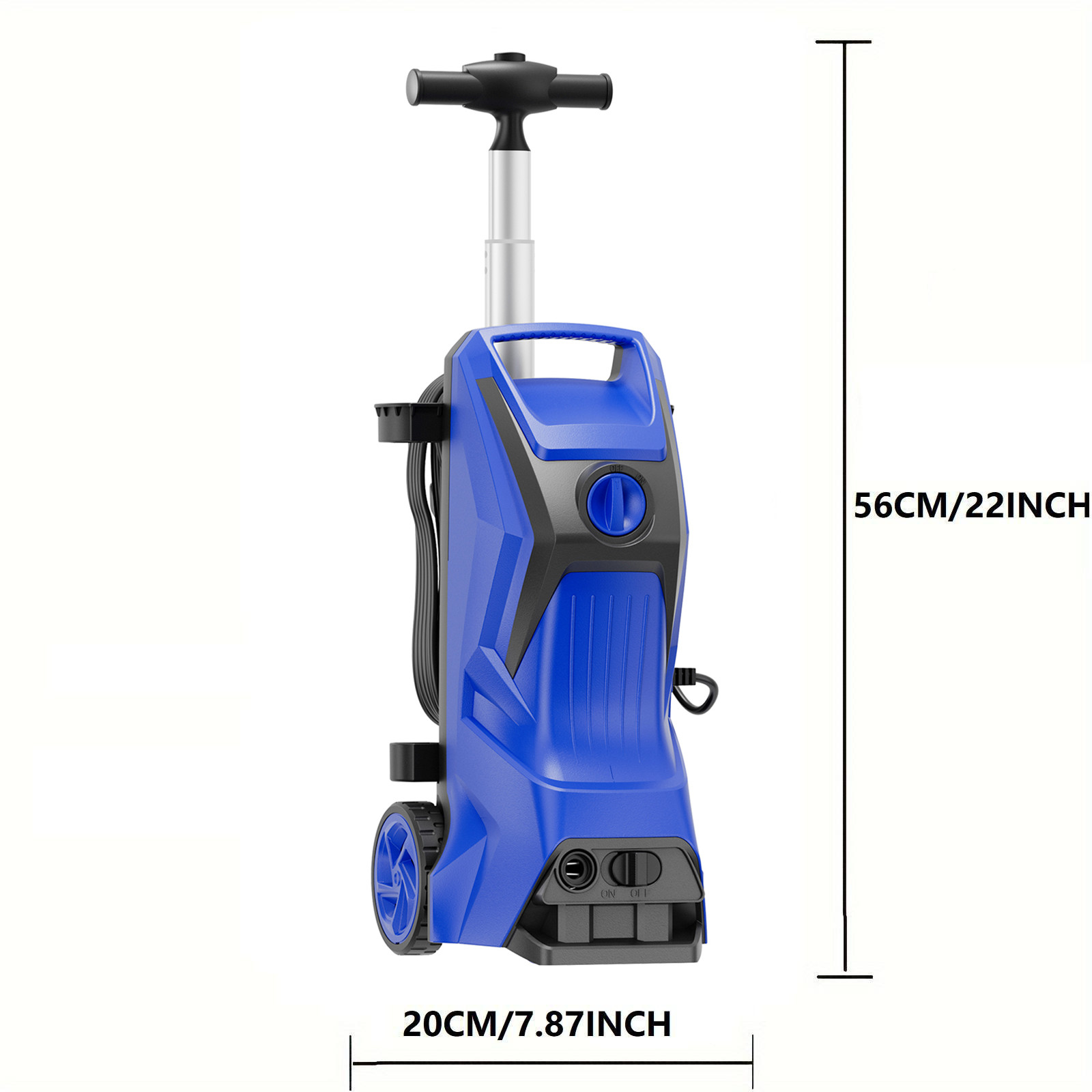 Blue Electric Pressure Washer 4800PSI 3.3GPM | Includes 4 Nozzles & Foam Cannon
