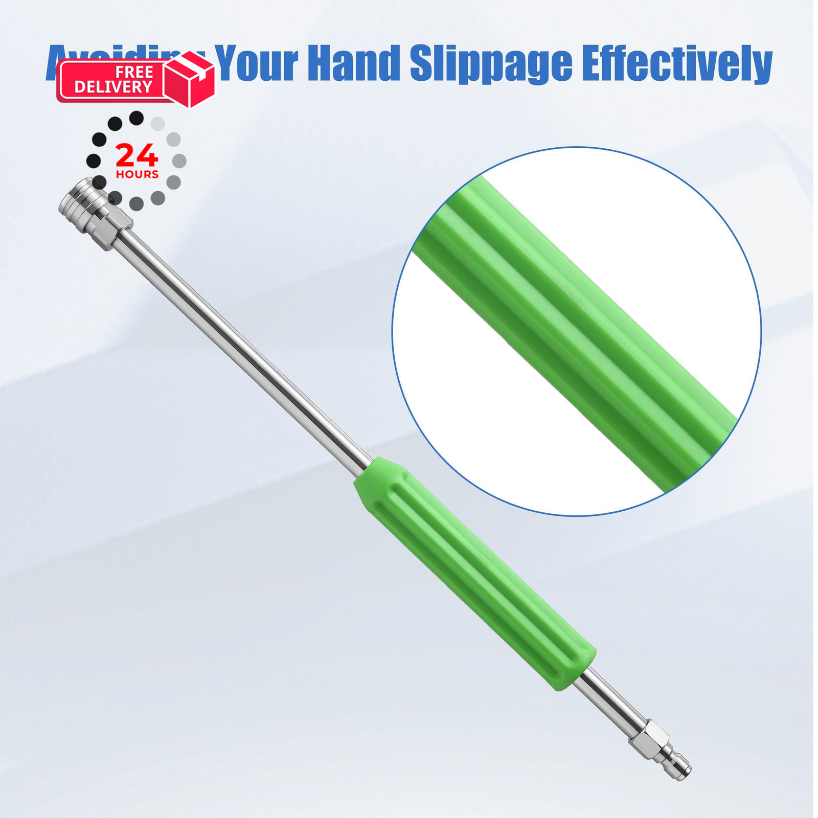 RIDGE WASHER Pressure Washer Extension Wand, 17 Inch, 1.42 FT, Green