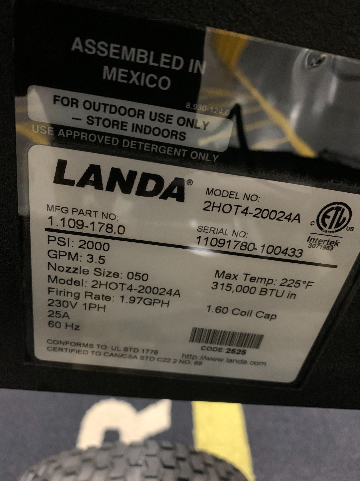 Landa – 2HOT4-20024A #1.109-178.0