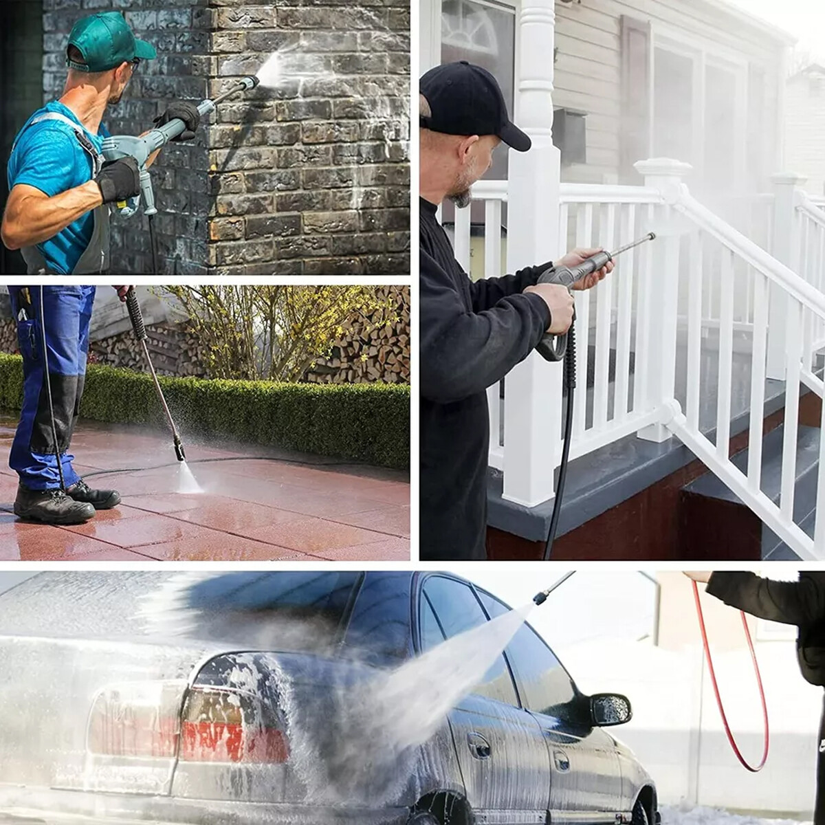 4.0 GPM 1/4″ High Pressure Washer Rotating Turbo Nozzle Spray Tip Spray 4000PSI