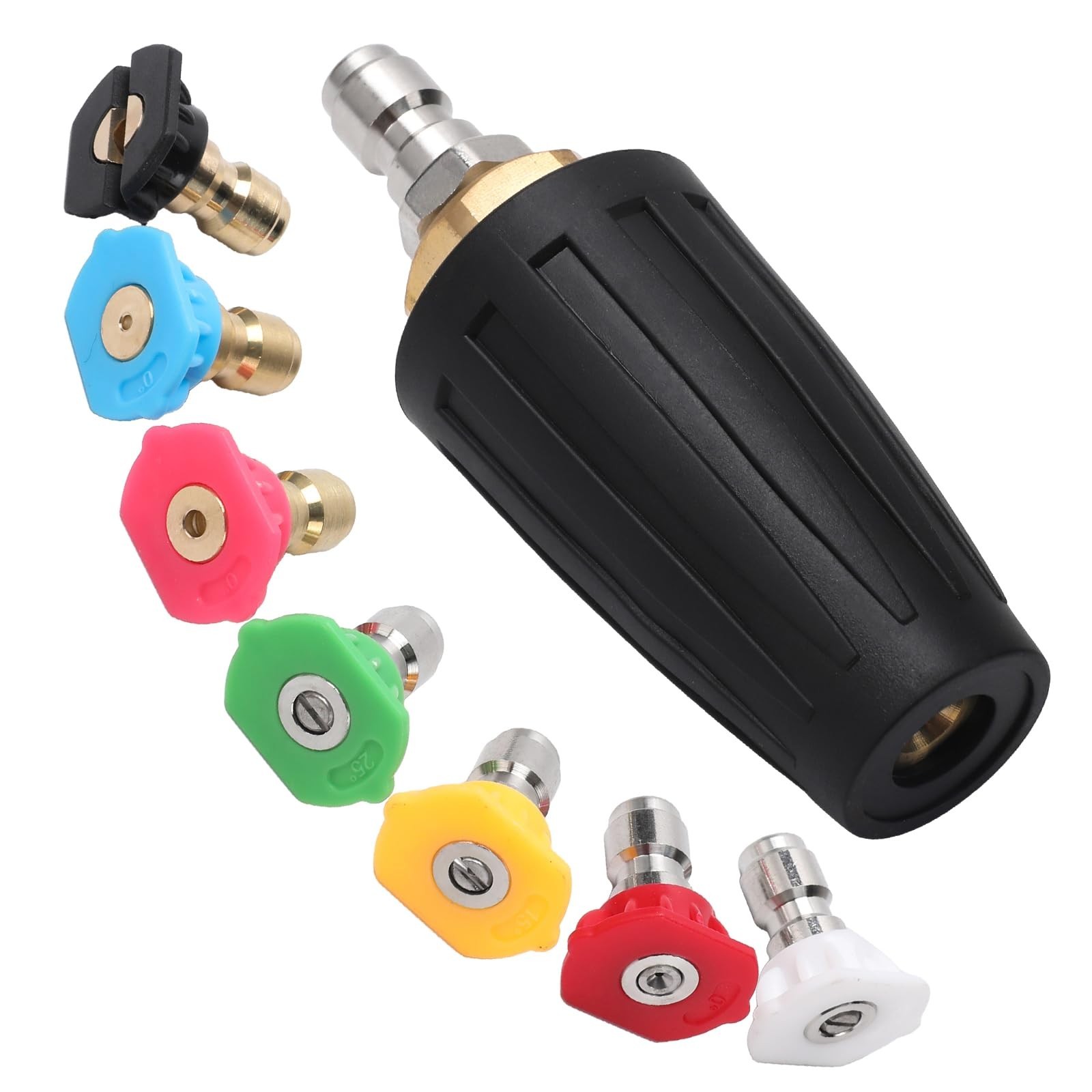 Pressure Washer Turbo Nozzle Tips, 4000 PSI 4.0GPM Quick Connector Turbo Nozz…
