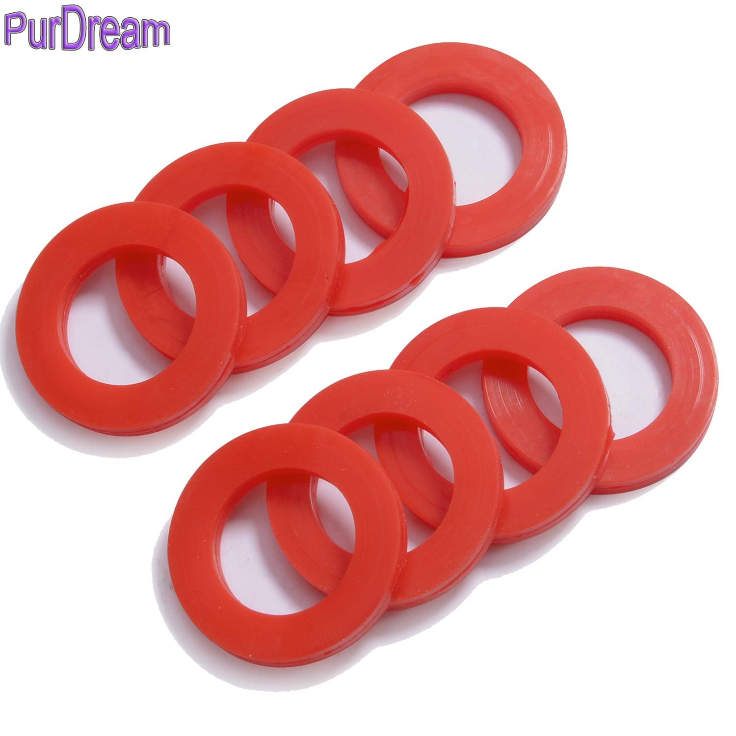 CPWUFIYD Outdoor Garden Hose Silicone Washer Gasket, 40Pcs Red 40PCS,