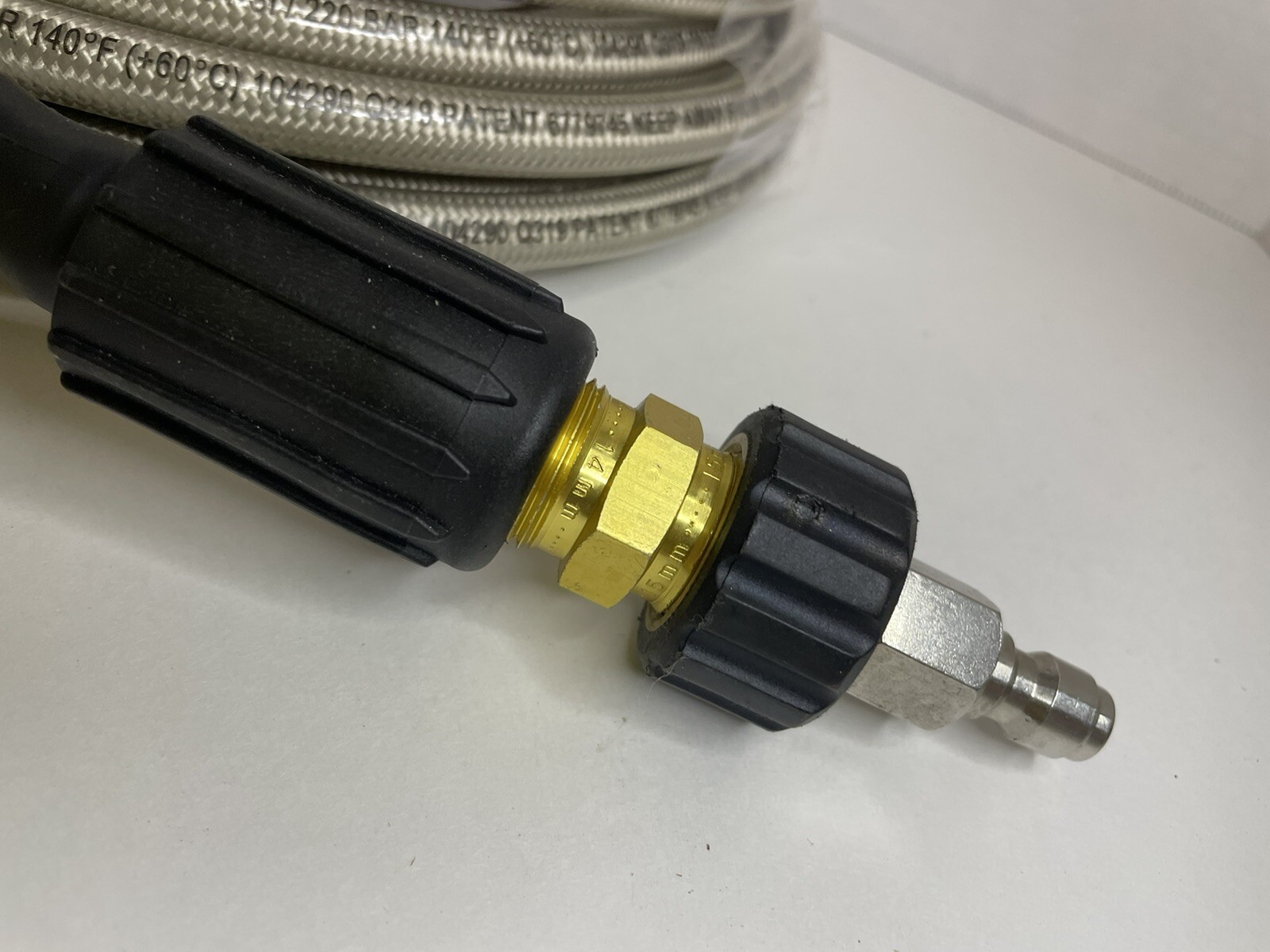 Power Care 25ft x ¼” 3200psi M22 Connector Pressure Washer Hose