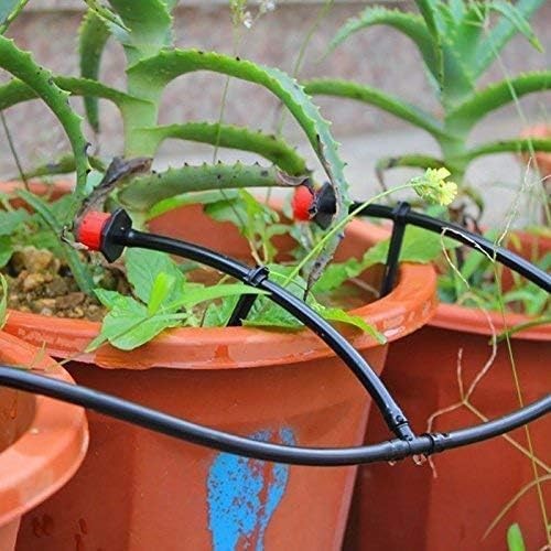 Kalolary 100PCS 1/4″ Universal Barbed 100 Count – 3.50 × 2.00 × 0.4 cm, Black