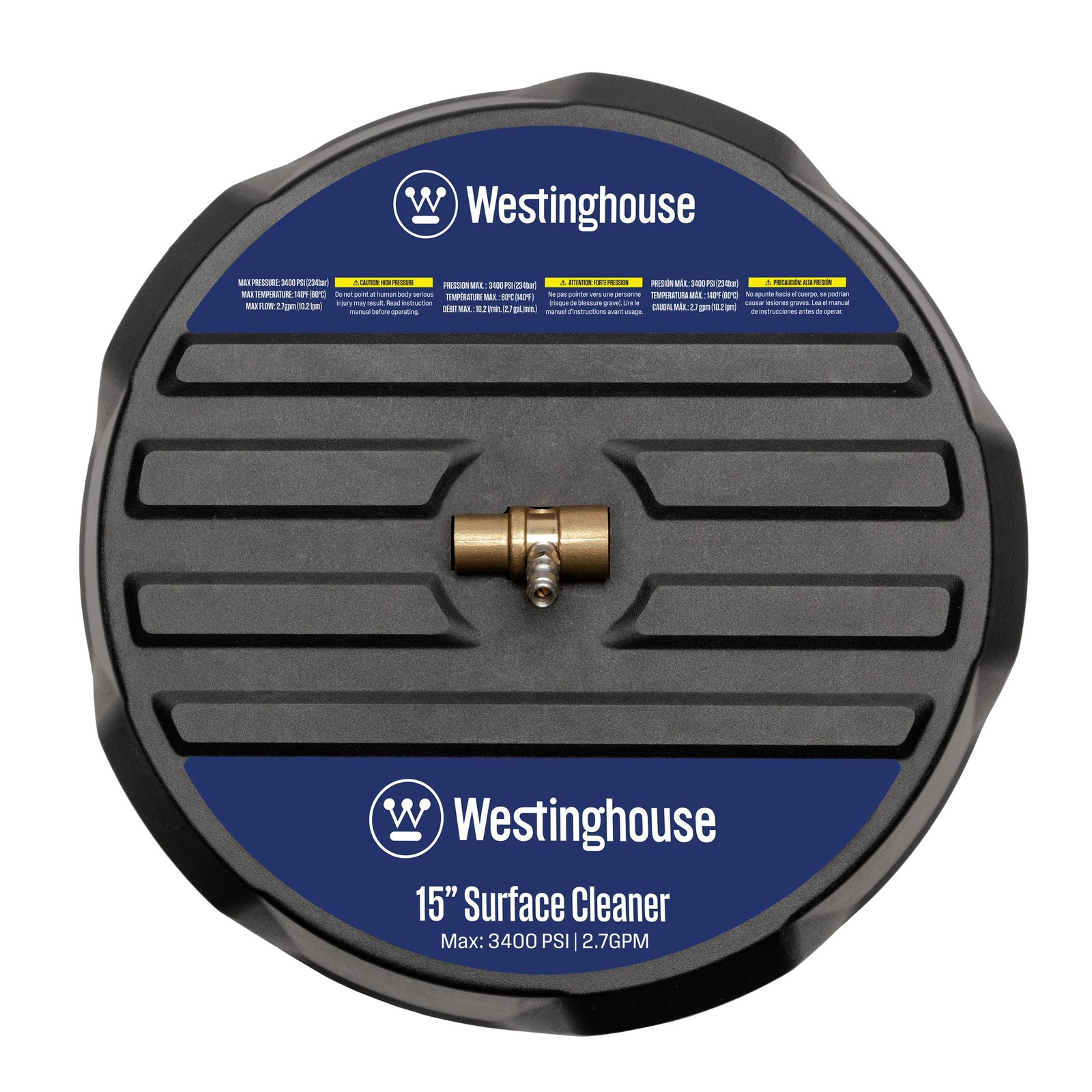 Westinghouse Universal 15” Pressure Washer Surface Cleaner Attachment – Black
