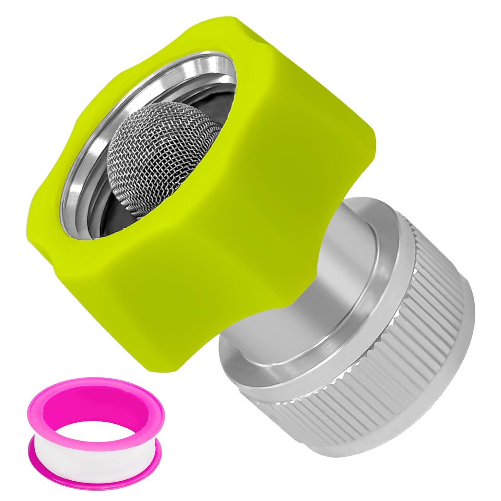 SPX-AGHA 3/4 Inch Garden Hose Adapter for Pressure Washer Inch, Gray