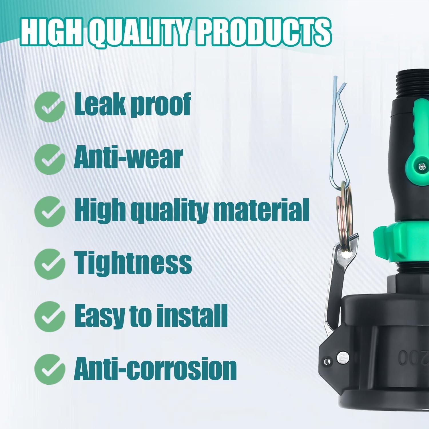 IBC 180°Hose Valve & Fittings, 180°Hose & Fittings