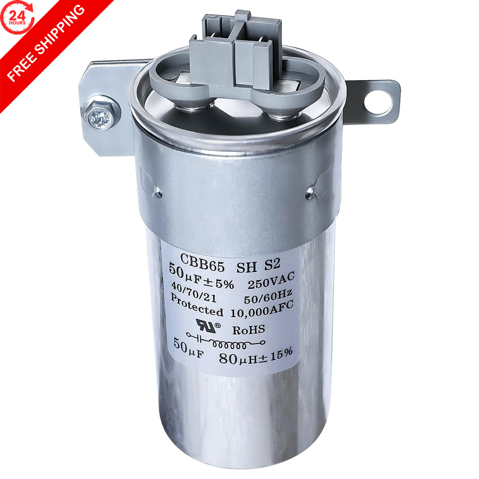 W11395618 Washer Run Capacitor Compaitble with Whirlpool Crosley Replacement…
