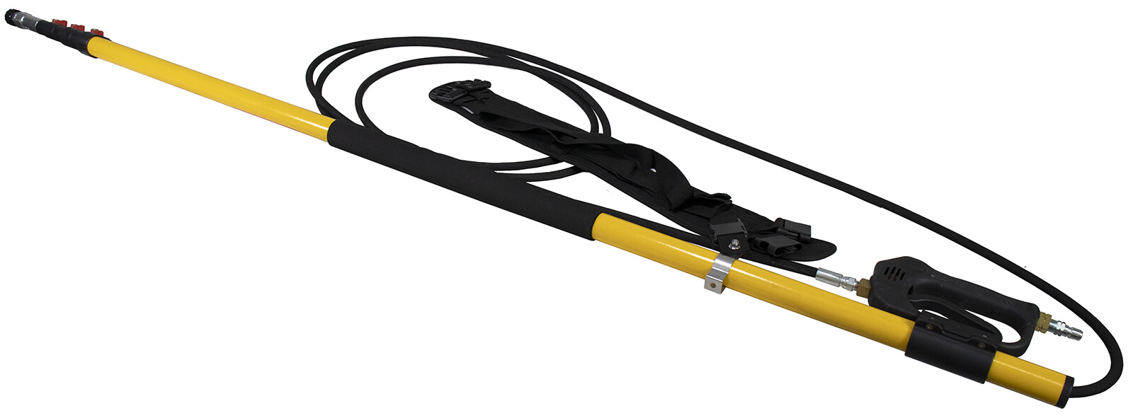 Erie Tools® 24′ Telescoping Wand with Support Belt for Hot Cold Pressure Washer