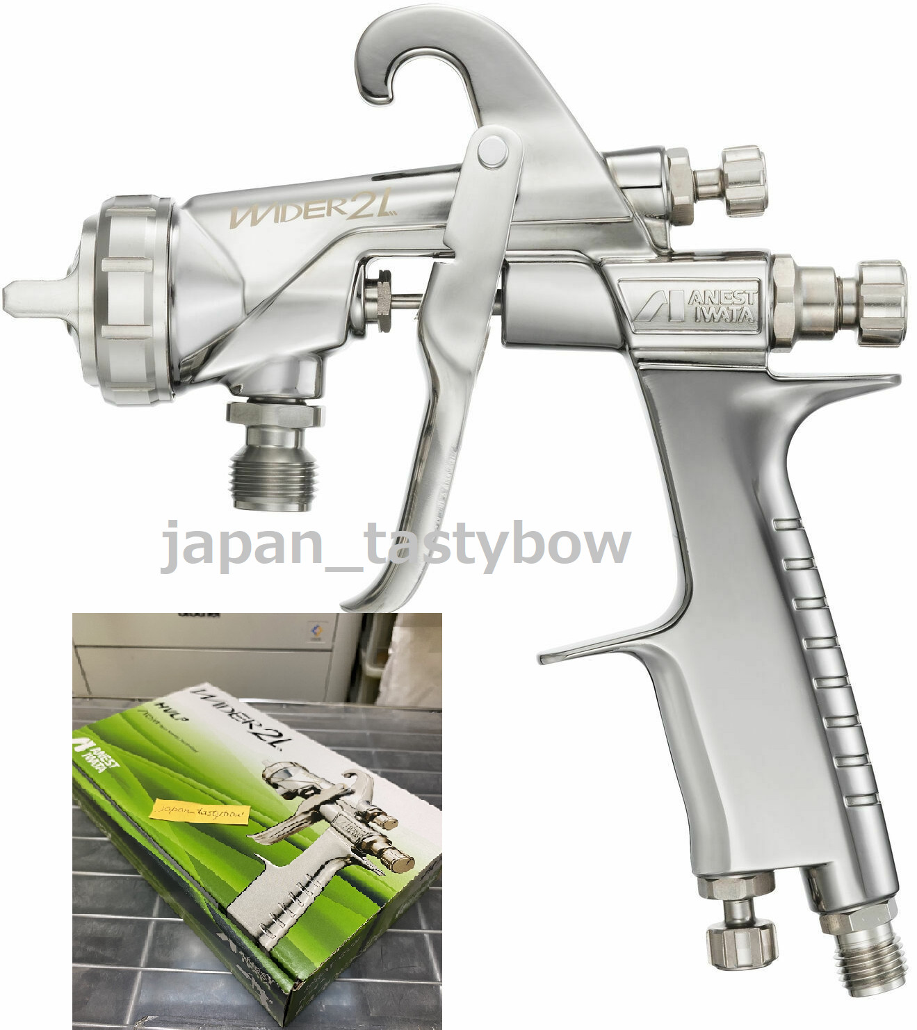 ANEST IWATA WIDER2L-10G2P 1.0mm Pressure feed without cup LPH-200