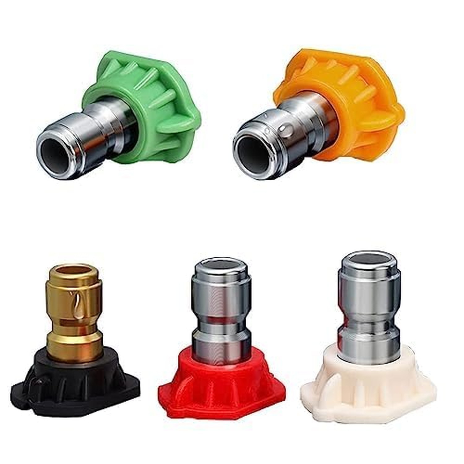 Pressure Washer Tips Set Multiple Degrees, 5.5 GPM Power Washer Nozzle Tips 5…