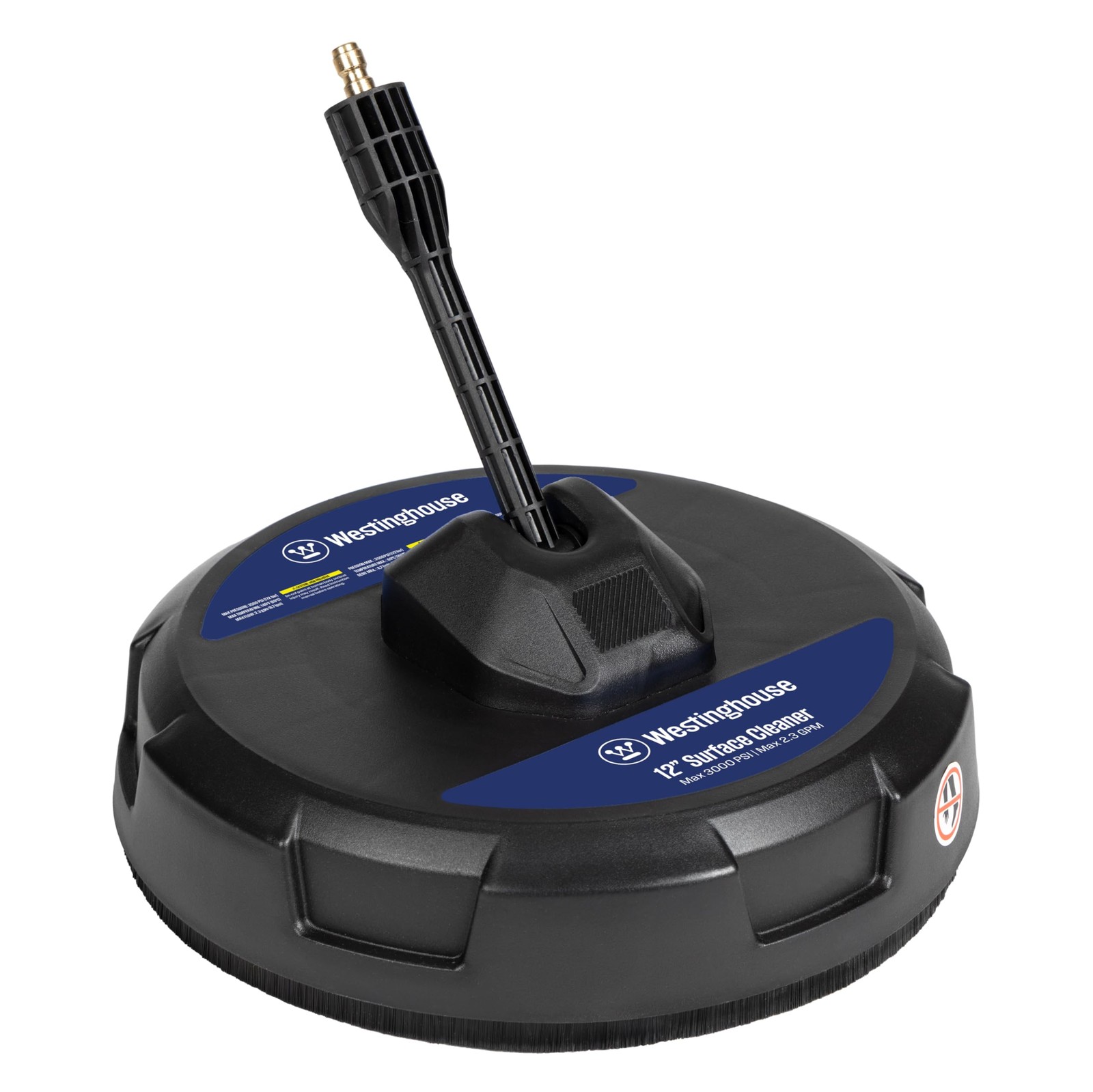Westinghouse PWSC12 12″ Pressure Washer Surface Cleaner, Black