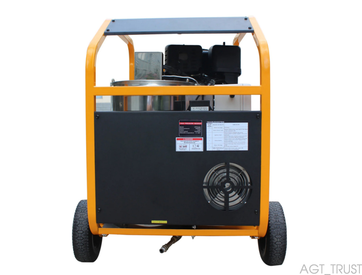 Hot Water High Pressure Washer Machine 3000 PSI 6.5HP Diesel Burner 3GPM