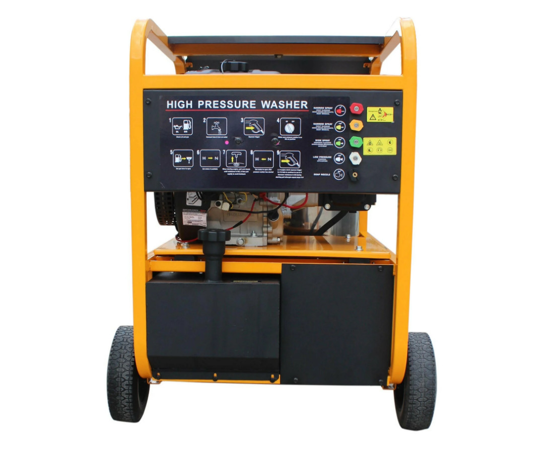AGT 4000PSI Hot Water Pressure Washer Machine 13HP Gas Engine 6 Gallons Diesel